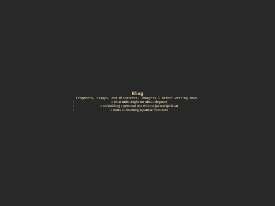 site/blog screenshot