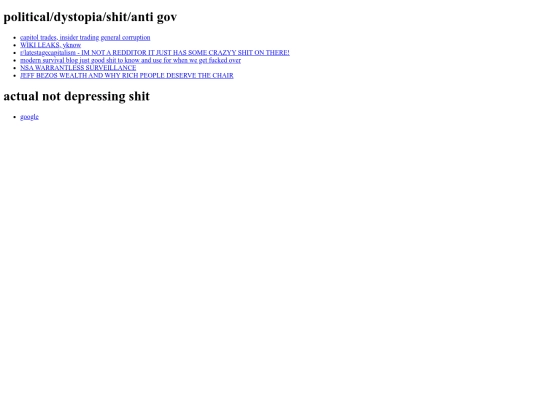 links screenshot