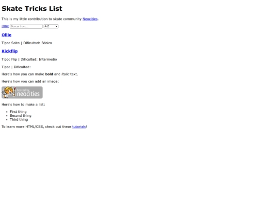 index screenshot
