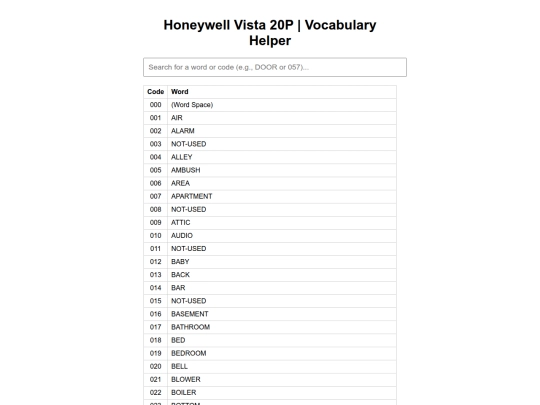 index screenshot
