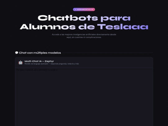 chatbot screenshot