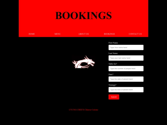bookings screenshot