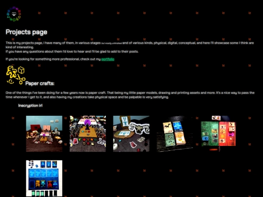 projects screenshot