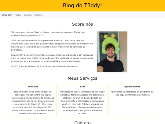 trabalhobootstrap screenshot