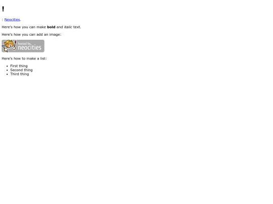 index screenshot