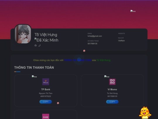 thongtinthanhtoan screenshot