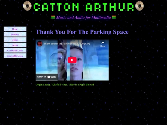 PortfolioPages/ThankYouForTheParkingSpace screenshot