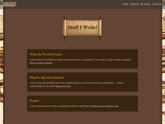 blogs screenshot