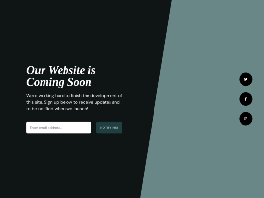 startbootstrap-coming-soon-gh-pages screenshot