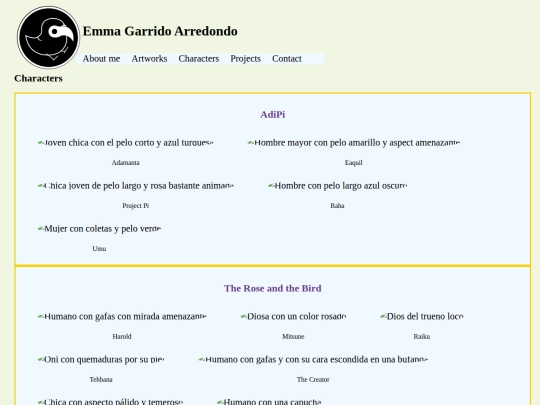 characters screenshot
