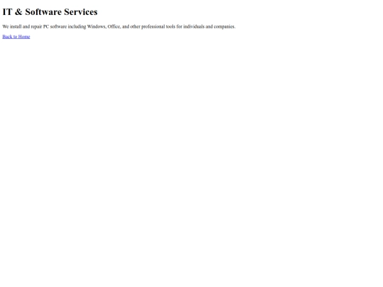 it-services screenshot