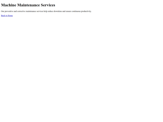 maintenance screenshot