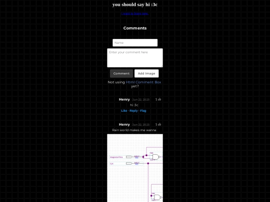 guestbook screenshot