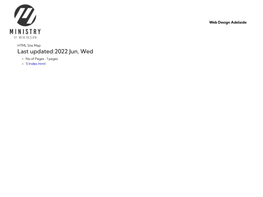 sitemap screenshot