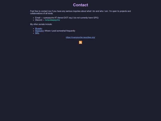 contact screenshot