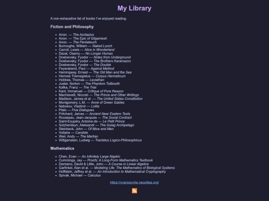 library screenshot
