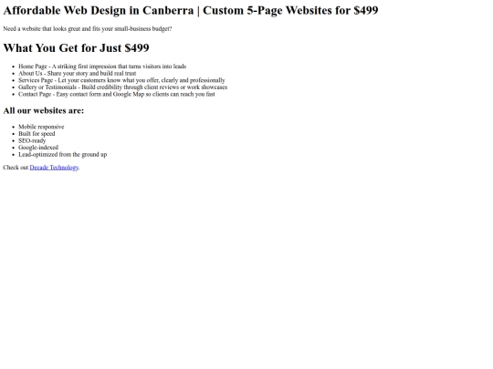 index screenshot