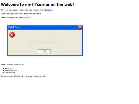 index screenshot