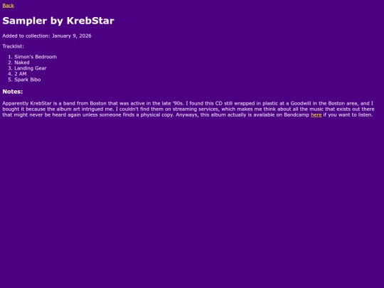 cds/krebstar_sampler screenshot