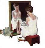 norman rockwell girl in mirror.png