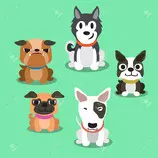 47263245-Perros-de-dibujos-animados-de-pie-Foto-de-archivo.jpg