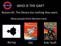 presentations/WLA2013/img/MindTheGapSlide05Reason02WhatTheyThink.jpg